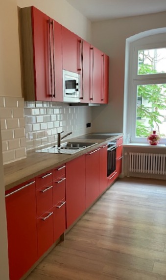 Küche Holz und Lack